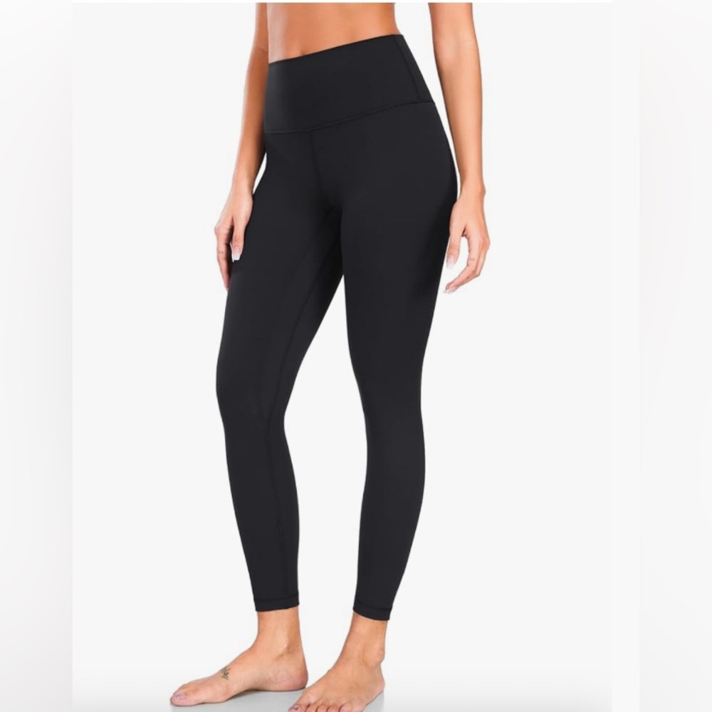 High-Waisted Black Leggings